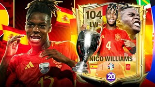 THE BEST LW OF FC MOBILE! 104 OVR NICO WILLIAMS REVIEW! FC MOBILE