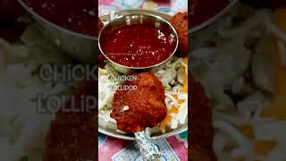 Chicken Lollipop With Schezwan Sauce 😋 | Chicken Lollipop #shorts #chickenlollipop #chicken