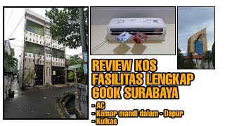 Review Kos 600k di Surabaya Ac dan kamar mandi dalam dekat Universitas Airlangga