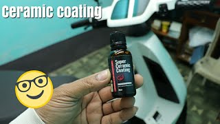 Ceramic Coating Apply on my Ola Electric Scooter step by step🛵🛵🛵💥💥💥💥