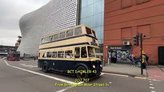 Daimler Fleetline at Birmingham Moor Street Sunday 31st March 2024