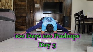 💯 Pushups for 💯  Days, Day 3️⃣