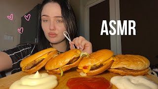 АСМР итинг вкусно и точка 🍔  / asmr 💗