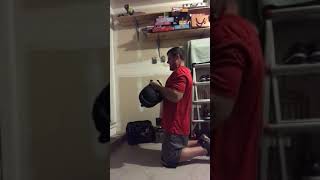 Advanced Training: Kneeling Sandbag Pallof Press