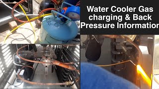 Water Cooler R134a Gas charging and Back Pressure Explain in Urdu