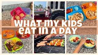 What My Kids Eat in a Day SUMMER 2023 // REAL LIFE Easy Meal Ideas For Toddlers and Picky Eaters 🥕