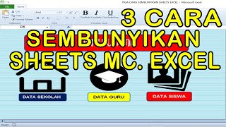 CARA MUDAH HIDE SHEETS MS EXCEL