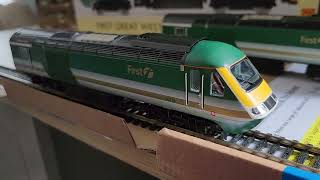 New Hornby First Great Western DCC sound fgw fag packet roads and rails + tiny review!