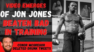 FOOTAGE LEAKED: Jon Jones BEATEN BAD in TRAINING: Conor McGregor NEXT FIGHT VS KARMARU USMAN!?