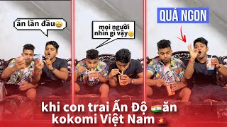 khi con trai Ấn Độ 🇮🇳ăn kokomi Việt Nam🇻🇳 #shorts #short #viral #foodvlog #funny