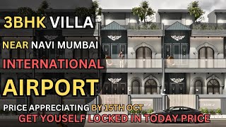 3BHK VILLA NEAR NAVI MUMBAI AIRPORT | LUXURIOUS AMENITIE | RIYASAT SANKALP  #nriproperty #realestate