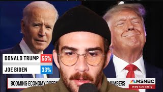 Biden's Approval Rating is Down Despite Good Economy (HasanAbi REACTS)