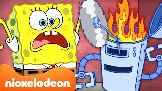 Губка Боб | Лучшие роботы в Бикини Боттом! 💥🤖 | 30-минутная подборка  | Nickelodeon Cyrillic