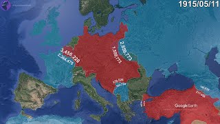 World War I Every Day using Google Earth