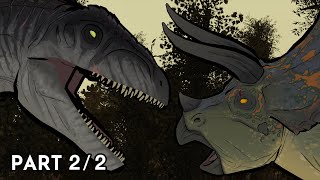 Giganotosaurus vs Triceratops | Animation (Part 2/2)