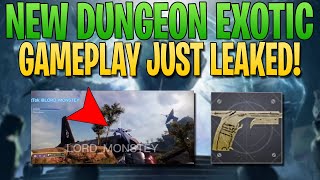 NEW DUNGEON EXOTIC GAMEPLAY + CATALYST JUST LEAKED! WARLORDS RUIN (Season of the Wish)