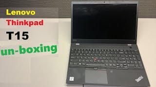 Lenovo Thinkpad T15 unboxing - June 2020