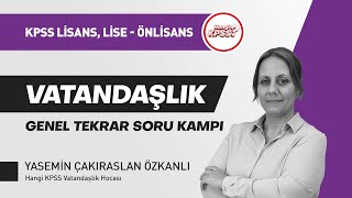 KPSS Vatandaşlık Genel Tekrar Soru Çözüm Kampı - 1 Yasemin Özkanlı #kpssvatandaşlık #hangikpss