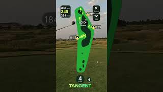 How do you choose a target off the tee that allows you room for dispersion? #golf #golfshorts