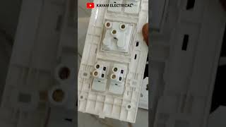 electric switch board demo #shorts #shortvideo #kayamelectrical