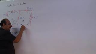 Resolviendo un circuito: 2 mallas, dos fuentes parte 1 (Kirchhoff)