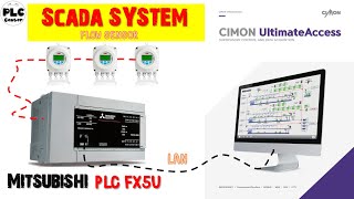 SCADA SYSTEM  กับ PLC FX5U ดูอัตราการไหลของน้ำและ Sensor ต่างๆในโรงงาน | #PLC CENTER