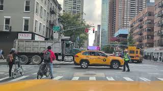 New York City 2nd Avenue, driving to Grand Central Terminal 42nd street