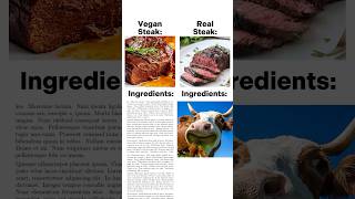 Vegan Steak vs Real Steak