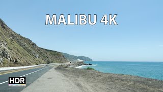 Driving Malibu 4K HDR - Los Angeles California - USA