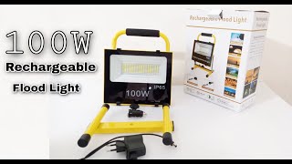 100W Rechargeable Flood Light