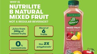 Nutrilite B natural Mixed fruits No added suger No added preservative