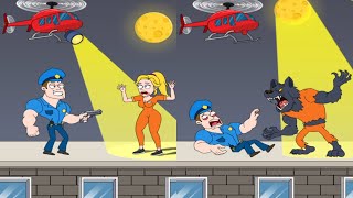 Police farce DOP - Part 2 All Levels 11-16 - Gameplay Walkthrough Funny Stickman Puzzle Game