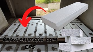 Diário de obra #2 #DIY - Contrapiso (regularização) com EPS