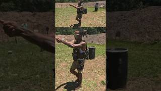 How to shoot on the move #dreko #edc #educational #shortsviral #guns #glock #pewpew #shorts #gun