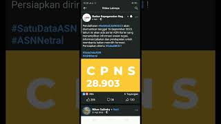 PENDAFTARAN CPNS 2023 RESMI DI BUKA ! #fypシ