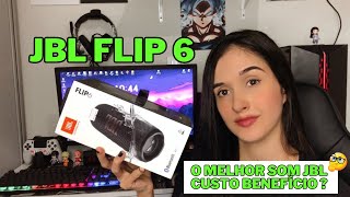 CHEGOU! JBL Flip 6 - Uma caixa de som BLUETOOTH potente? Unboxing e testes