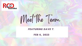 ShareNet: Meet the Team - featuring Dave T.