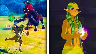 Great Fairy from Twilight Princess vs. Lynel in Zelda: BotW