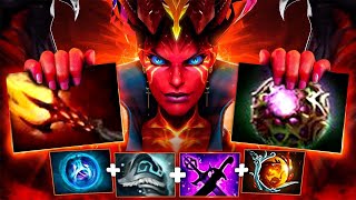 НОВАЯ МЕТА через Дагон Queen Of Pain Dota 2