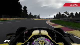 Daniel Ricciardo Fastest Lap | 2020 Belgian Grand Prix