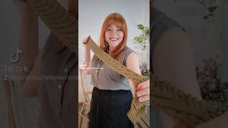 #ideas #macrame #macramé #macramecreation #macrametutorial #macramediy cinturón de macramé