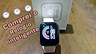 Relógio Smartwatch D20/Y68 Baratinho.