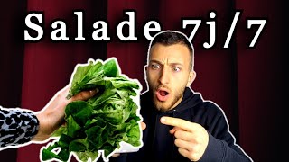 Expérience : manger que de la salade pendant 1 mois