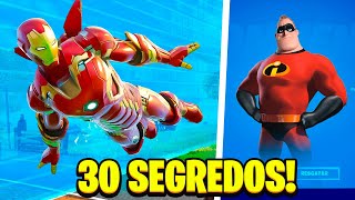 30 SEGREDOS DA ATUALIZAÇÃO DO HOMEM DE FERRO NO FORTNITE!