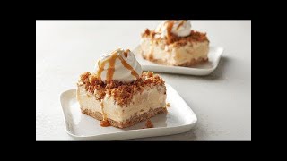 YUMMY+APPLE+FROZEN+CRUNCH+CAKE+CARAMEL| Easy Recipes | Tasty Yummy Desserts