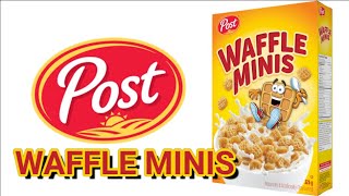 NEW! Post Waffle Minis Cereal February 2024