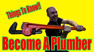 Become A Plumber Things To Know