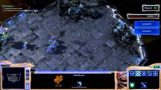 Starcraft Master Level 30 (1 tank 1 medivac vs. 3 stalkers)