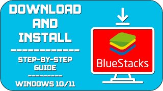 ▶️How to download Bluestacks on PC / Laptop✅How to use Bluestacks🕹️ Windows 10/11