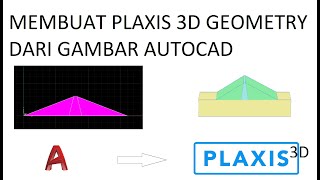 Cara Mengimport gambar autocad menjadi Geometry plaxis 3D [Plaxis No.07]